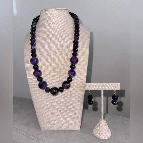 Jay King Jewelry - Amethyst necklace & earrings set by Jay King